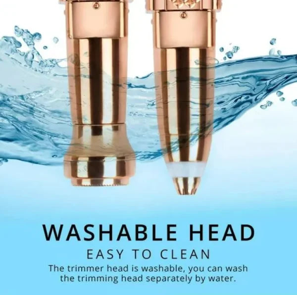 2 In 1 Flawless Facial Hair Removal | 2 In 1 Women’s Electric Epilator Usb Charging Portable Hair Remover Bikini Painless Shaver For Women Body Facial Eyebrow Trimmer(random Color )