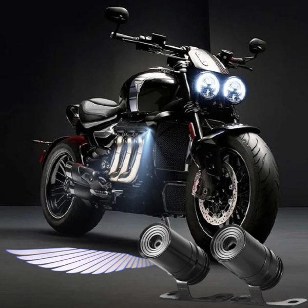 Angel Wing Light Dynamic Projection Lamp Universal Car Rear View Mirror Side Mirror (2 Pcs)