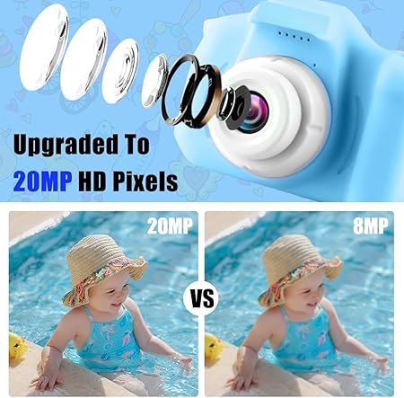 Children Mini Digital Camera Can Take Pictures Video Small Sir Toys | Kids Camera, Digital Video Camera For Kids, Christmas Birthday Gift For Boys & Girls – Random Colors